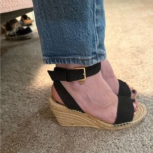 Tory Burch Ankle Strap Wedges